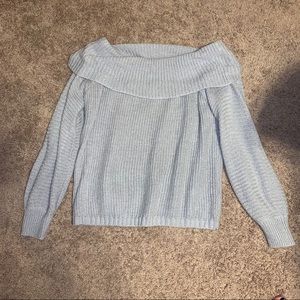 Off the shoulder sweater